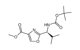 2-<(S)-1--2-methylpropyl>-4-carbomethoxyoxazole结构式