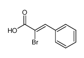 (Z)-2-bromo-3-phenylacrylic acid structure