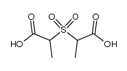 2,4-dimethyl-3,3-dioxo-3λ6-thia-glutaric acid Structure