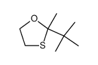 2-tert-butyl-2-methyl-1,3-oxathiolane Structure