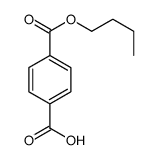 1,4-Benzenedicarboxylic acid hydrogen 1-butyl ester structure