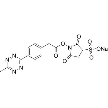 Methyltetrazine-Sulfo-NHS ester sodium structure