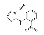 2-[(2-Nitrophenyl)amino]-3-cyanothiophene结构式