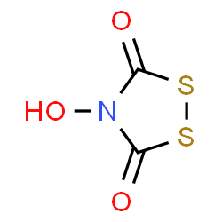 1,2,4-Dithiazolidine-3,5-dione, 4-hydroxy- (9CI) Structure