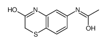 N-(3-oxo-4H-1,4-benzothiazin-6-yl)acetamide Structure