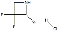 (2R)-3,3-difluoro-2-methyl-azetidine;hydrochloride结构式