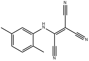 2-(2,5-Xylidino)-1,1,2-ethenetricarbonitrile structure