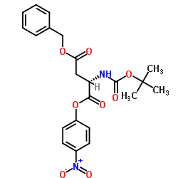 N-[叔丁氧羰基]-L-天冬氨酸 1-(4-硝基苯基)酯 4-苯甲酯图片