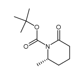 N-BOC-6(S)-methyl-piperid-2-one Structure