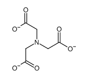 nitrilotriacetate(3-)结构式