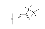 1-[tert-butyl(dimethyl)silyl]-3-trimethylsilylprop-2-en-1-one Structure