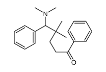 5-(Dimethylamino)-4,4-dimethyl-1,5-diphenyl-1-pentanone Structure