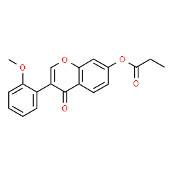 3-(2-Methoxyphenyl)-4-oxo-4H-chromen-7-yl propionate picture