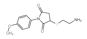 3-(2-氨基乙基磺酰基)-1-(4-甲氧基苯基)吡咯烷-2,5-二酮图片