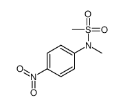 N-Methyl-N-(4-nitrophenyl)methanesulfonamide Structure