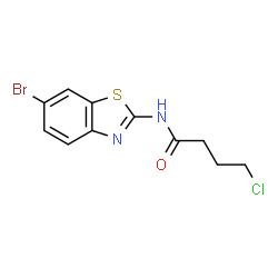 BUTANAMIDE, N-(6-BROMO-2-BENZOTHIAZOLYL)-4-CHLORO- structure