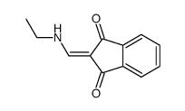 2-(ethylaminomethylidene)indene-1,3-dione结构式