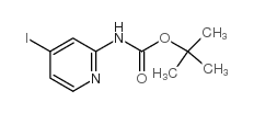 (4-Iodo-pyridin-2-yl)-carbamic acid tert-butyl ester Structure