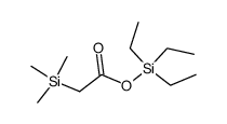 triethylsilyl 2-(trimethylsilyl)acetate Structure