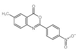 4H-3,1-Benzoxazin-4-one,6-methyl-2-(4-nitrophenyl)- picture