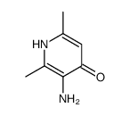 3-AMINO-2,6-DIMETHYLPYRIDIN-4-OL Structure