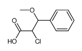 2-chloro-3-methoxy-3-phenyl-propionic acid Structure