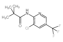 N-[3-氯-5-(三氟甲基)-2-吡啶]-2,2-二甲基丙酰胺结构式