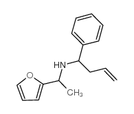 (1-Furan-2-yl-ethyl)-(1-phenyl-but-3-enyl)-amine structure