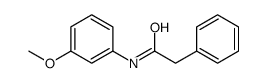 N-(3-methoxyphenyl)-2-phenylacetamide结构式