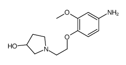 1-[2-(4-amino-2-methoxyphenoxy)ethyl]pyrrolidin-3-ol Structure