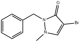 2-Benzyl-4-bromo-1-methyl-1H-pyrazol-3(2H)-one structure