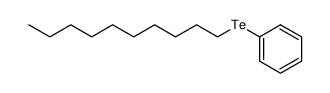 n-decyl phenyl telluride Structure