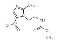 Carbamic acid,[2-(2-methyl-5-nitro-1H-imidazol-1-yl)ethyl]-, methyl ester (9CI)结构式