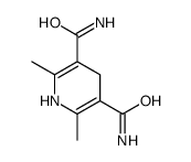 2,6-dimethyl-1,4-dihydropyridine-3,5-dicarboxamide结构式