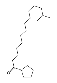 1-(13-Methyltetradecanoyl)pyrrolidine结构式