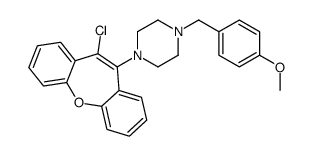 1-(5-chlorobenzo[b][1]benzoxepin-6-yl)-4-[(4-methoxyphenyl)methyl]piperazine Structure