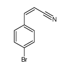 3-(4-bromophenyl)prop-2-enenitrile Structure