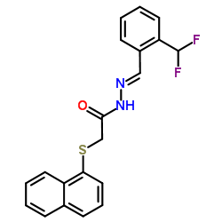 (1-NAPHTHYLTHIO)ACETIC ACID Structure