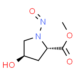 L-Proline, 4-hydroxy-1-nitroso-, methyl ester, trans- (9CI) picture