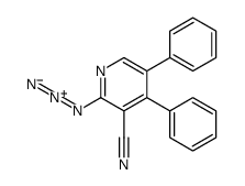 2-azido-4,5-diphenylpyridine-3-carbonitrile Structure