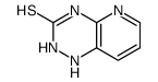 2,4-dihydro-1H-pyrido[2,3-e][1,2,4]triazine-3-thione结构式