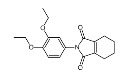 2-(3,4-diethoxyphenyl)-4,5,6,7-tetrahydroisoindole-1,3-dione Structure