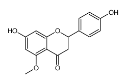 7-hydroxy-2-(4-hydroxyphenyl)-5-methoxy-2,3-dihydrochromen-4-one Structure