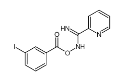 [(Z)-[amino(pyridin-2-yl)methylidene]amino] 3-iodobenzoate结构式