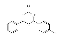 1-(p-Tolyl)-3-phenylpropylacetat结构式