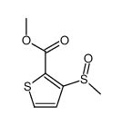 methyl 3-methylsulfinylthiophene-2-carboxylate结构式