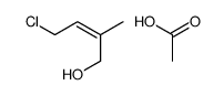 acetic acid,4-chloro-2-methylbut-2-en-1-ol Structure