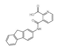 3-(9H-fluoren-2-ylcarbamoyl)pyridine-2-carboxylic acid Structure