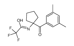 N-[1-(3,5-dimethylbenzoyl)cyclopentyl]-2,2,2-trifluoroacetamide Structure