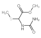 Acetic acid,[(aminocarbonyl)amino](methylthio)-, methyl ester (9CI)结构式